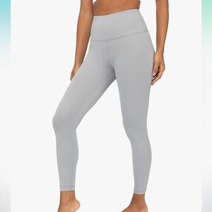 Yogalicious Lux High Waisted Light Gray Leggings